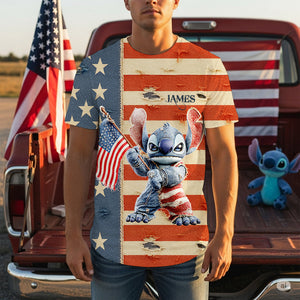 Blue Monster Lovers Shirt Personalized Gifts For Fans 01TGDT020725 - AOP Products - GoDuckee