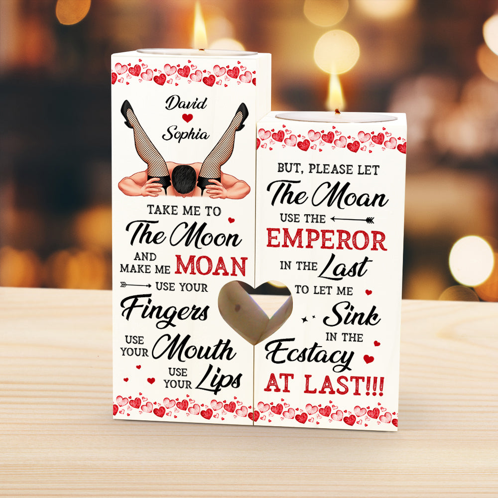 Personalized Gifts For Couple Candle Holder 04HUDT050624 - Candle Holder - GoDuckee