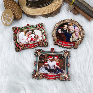 Custom Photo Gifts For Family Ornament 99acvp140924 - Ornament - GoDuckee