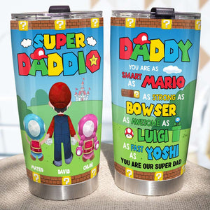 Personalized Gifts For Dad Tumbler Awesome Dad 06QHDT220124 - Tumbler Cups - GoDuckee