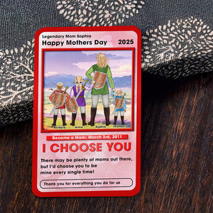 Personalized Gifts For Mom Wallet Card 04kaqn180225hg - Wallet Card - GoDuckee