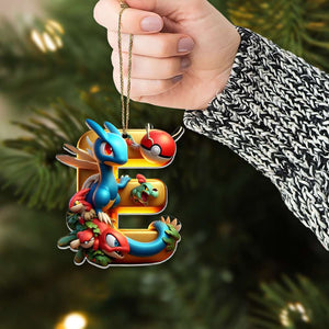 Custom Alphabet Letter For Gamers, Christmas Acrylic Ornament 02OHMH221024 - Ornament - GoDuckee