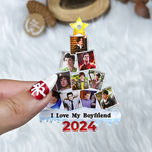 Custom Photo Gifts For Fans Christmas Ornament 032HUTI140824 - Ornament - GoDuckee