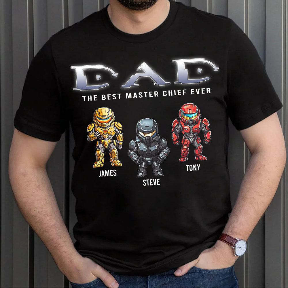 Dad The Best Master Chief 01dnpo020623 Personalized Shirt - GoDuckee