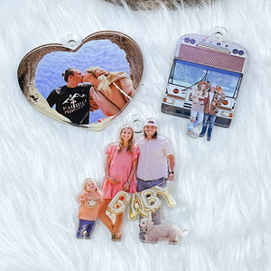 Custom Photo Gifts for Couple Ornament 68acvp140924 - Ornament - GoDuckee