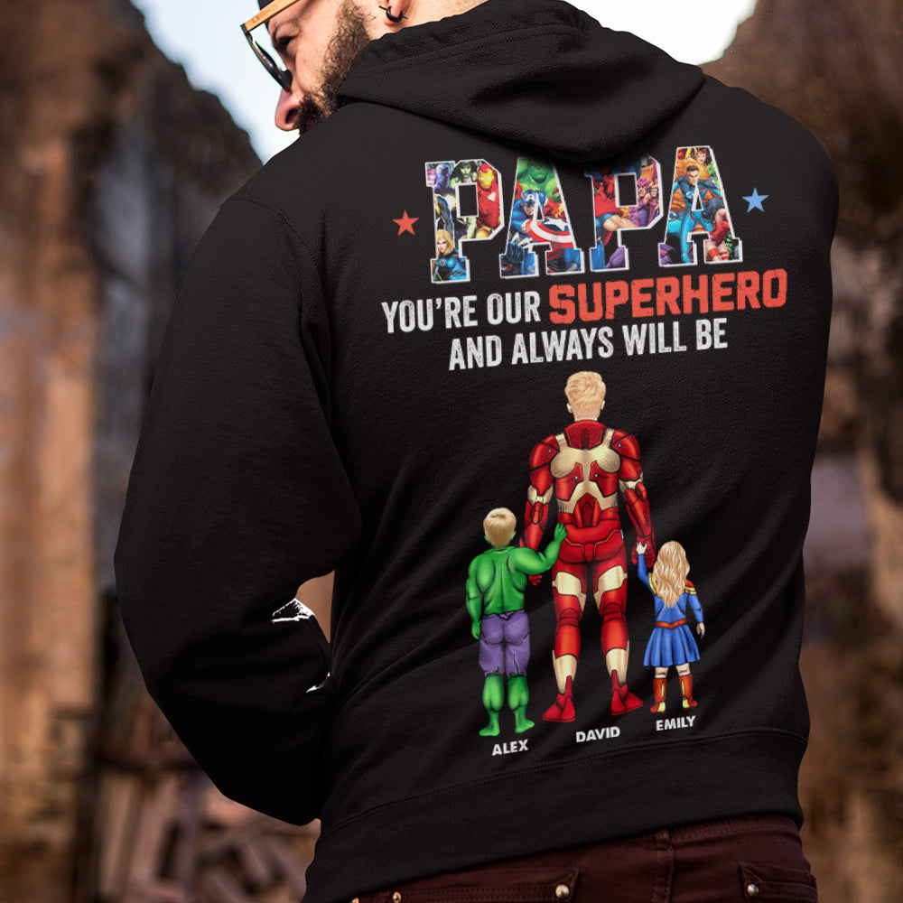 Gift For Father's Day Personalized Family Dad Papa Shirt 062NAHN040523TM - Shirts - GoDuckee