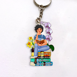 Personalized Gifts For Book Lover Keychain 01HUPU271224PA - Keychains - GoDuckee