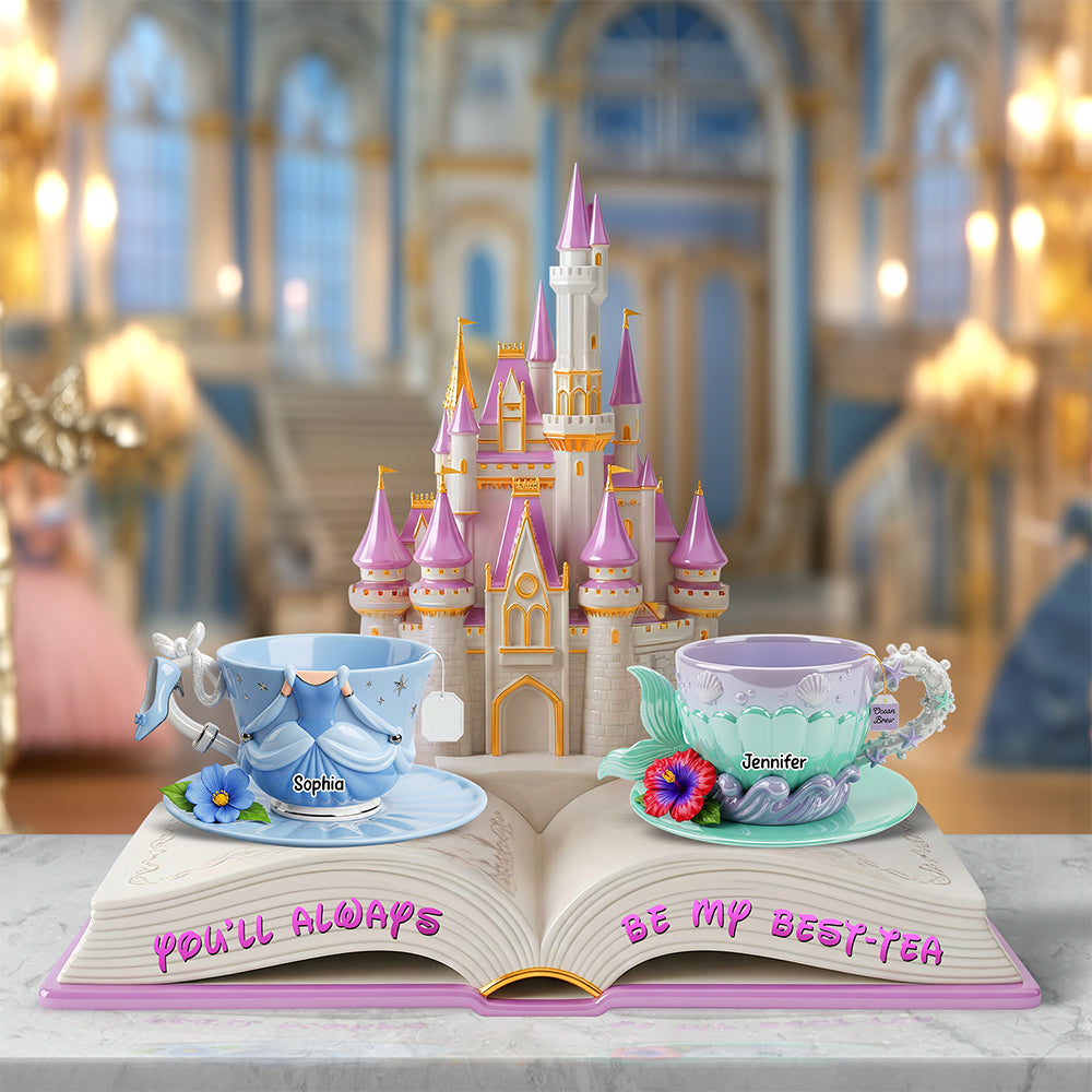 Best-tea Castle Acrylic Plaque - Personalized Gifts For Best Friends 02NAQN030625 - Shaped Plaques - GoDuckee