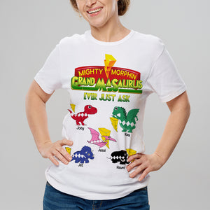 Personalized Gifts For Mothers Shirt Cute Dino Kids 03KALU210225 - Shirts - GoDuckee