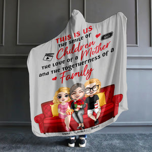 Personalized Gifts For Mom Wearable Blanket Hoodie This Is Us - Blankets - GoDuckee