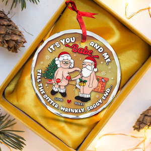 Personalized Gifts For Couple Christmas Ornament 01acpu011024 - Ornament - GoDuckee