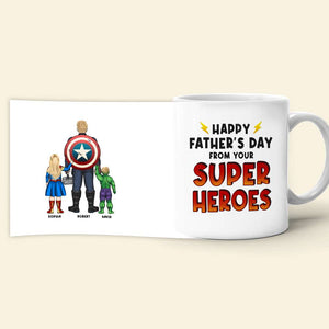 Dad Happy Father's Day, Personalized Coffee Mug, Best Dad Ever Mug, Gift For Dad 09acqn220523tm - Coffee Mug - GoDuckee