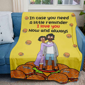 Personalized Gifts For Couple Blanket I Love You Now And Always 04TOMH241224HG - Blanket - GoDuckee