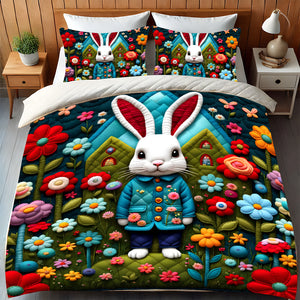Gifts For Rabbit Lovers Quilt Bed Set 03HULU170125 - Blanket - GoDuckee