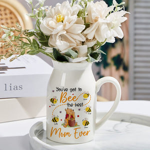 Personalized Gifts For Mom Flower Vase Best Mom Ever 02naqn050324 - Flower Vase - GoDuckee