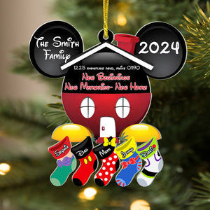 Personalized Gifts For Family Christmas Ornament 04xqtn301024 New Beginnings New Memories New Home - Ornament - GoDuckee