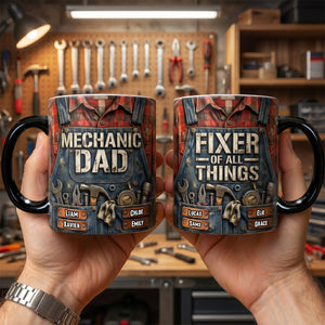 Fixer Of All Things Magic Mug - Personalized Gifts For Mechanic Dad 04TODH050526 - Coffee Mug - GoDuckee