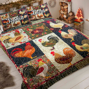 Personalized Gifts For Chicken Lovers Quilt Bedding Set Special Line 01hutn051124 - Blanket - GoDuckee