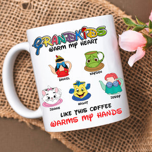 Personalized Gift For Mom Coffee Mug Kids With Warm Heart 02OHLU100125 - Coffee Mug - GoDuckee