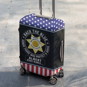 Custom Badge Gifts For Police Luggage Cover 02qhqn300724 - Luggage Covers - GoDuckee