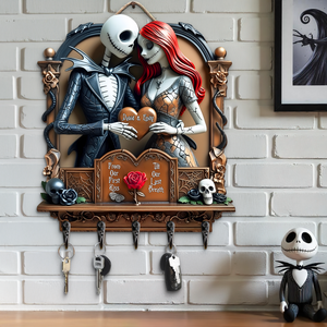 Couple Wood Key Hanger - Personalized Gifts For Couple 03tgpu290525 - Wood Sign - GoDuckee