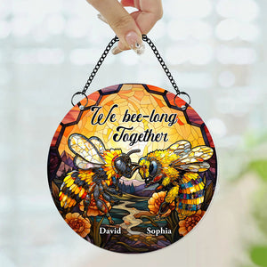 Personalized Gifts For Couple Suncatcher Ornament 03TGDT091224 - Ornament - GoDuckee