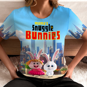 Personalized Gifts For Mom 3D Shirt, Snuggle Bunny 08tgqn210225 - AOP Products - GoDuckee
