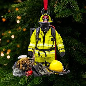 Personalized Gifts For Firefighter Christmas Ornament 01ohtn211124 - Ornament - GoDuckee