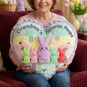 Grandma Peep Easter Custom Shape Pillow - Personalized Gifts For Grandma 05naqn300126 - Pillow - GoDuckee