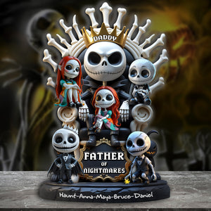 Father Of Nightmares Acrylic Plaque - Personalized Gift For Father 01NALU240425 - Shaped Plaques - GoDuckee