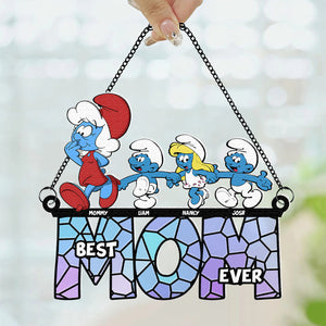 Personalized Gifts For Mom Suncatcher Window Hanging Ornament 03OHPU240424 Mother's Day - Ornaments - GoDuckee