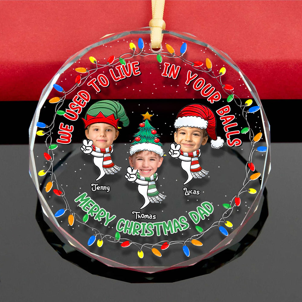 Custom Photo Gifts For Dad Christmas Ornament 03ohtn151024 - Ornament - GoDuckee