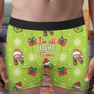 Custom Photo Gifts For Men/Women Boxer Briefs Christmas 01xqpu121024-2 - Boxer Briefs - GoDuckee