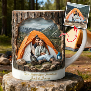 Camping Coffee Mug - Custom Photo Gifts 04hulu311225 - Coffee Mug - GoDuckee