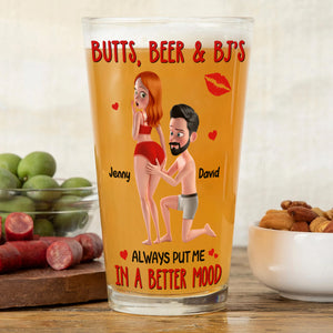 Put Me In A Better Mood Beer Glass - Personalized Funny Gifts For Couple 04natn180725hg - Beer Glasses - GoDuckee
