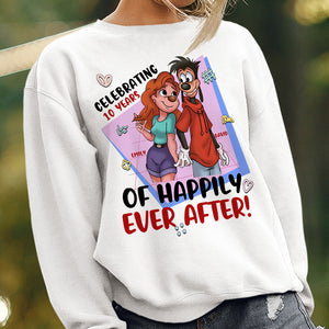 Personalized Gift For Couple Shirt Celebrating Year Of Happily Ever After 03NAMH170124 - 2D Shirts - GoDuckee