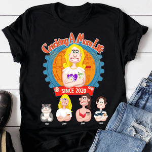 Personalized Gifts For Mom Shirt 01totn260225pa Cracking A Mom Life - Shirts - GoDuckee