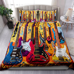 Gifts For Guitar Lovers Quilt Bed Set 05qnqn301024 - Blanket - GoDuckee