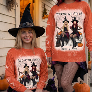 Custom Photo Witch Friends Shirt - Personalized Gifts For Halloween Shirt 02HUTA290826