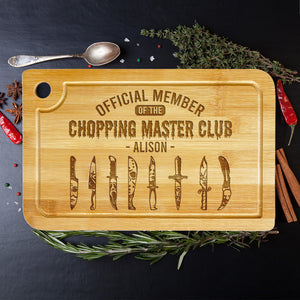 Personalized Gifts For Horror Fans Cutting Board, Chopping Master Club 01qhqn140824 - Boards - GoDuckee