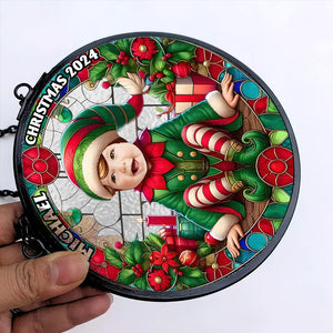 Custom Photo Gifts For Baby Stained Glass First Christmas 01xqmh290824 - Ornament - GoDuckee