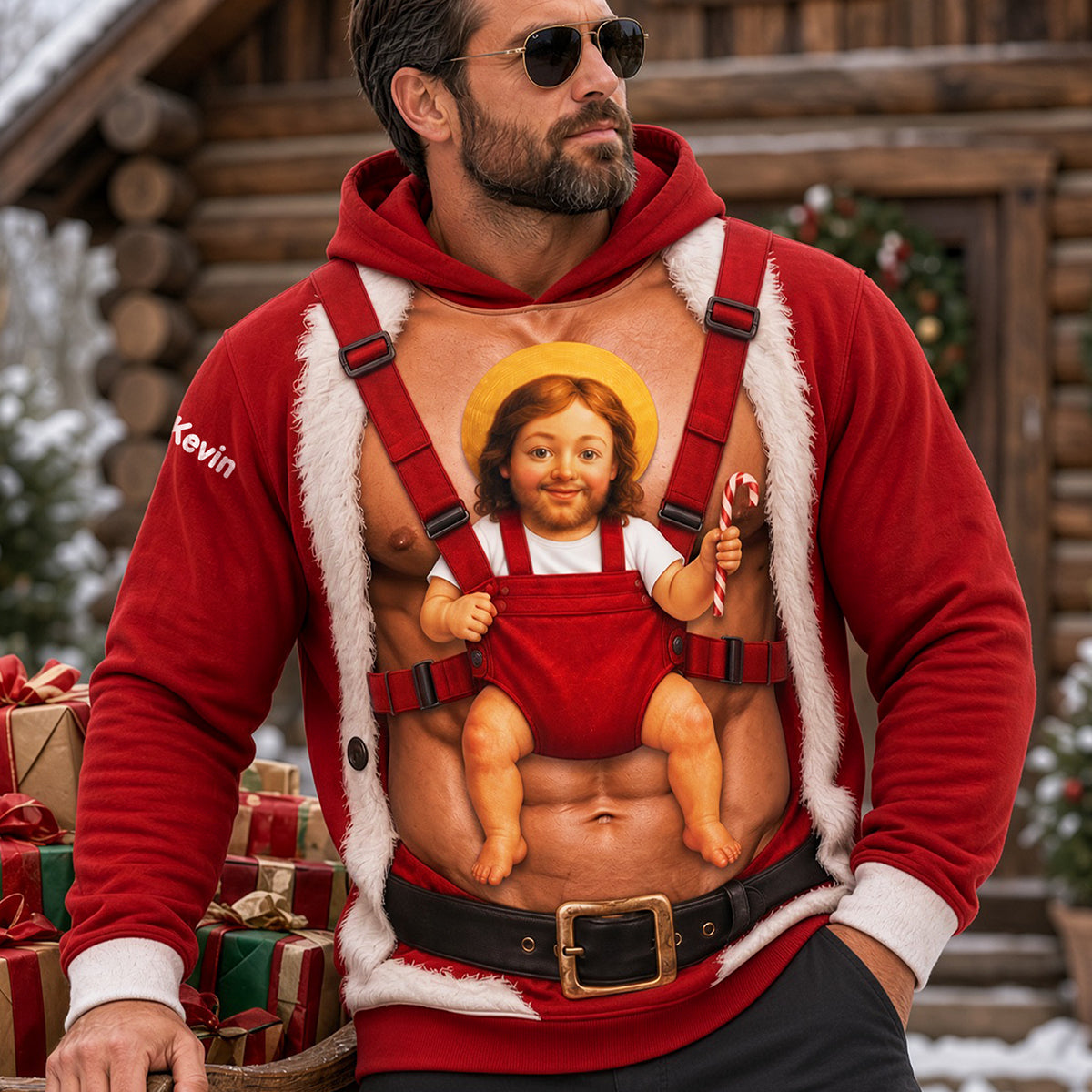 Funny Santa Baby Shirt 3D Shirt - Personalized Gifts For Christmas 04QHTA160926 - AOP Products - GoDuckee