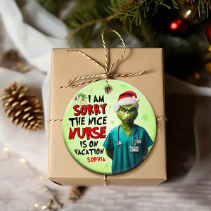 Personalized Gifts For Nurse Ceramic Ornament 05ohqn281024 - Ornament - GoDuckee