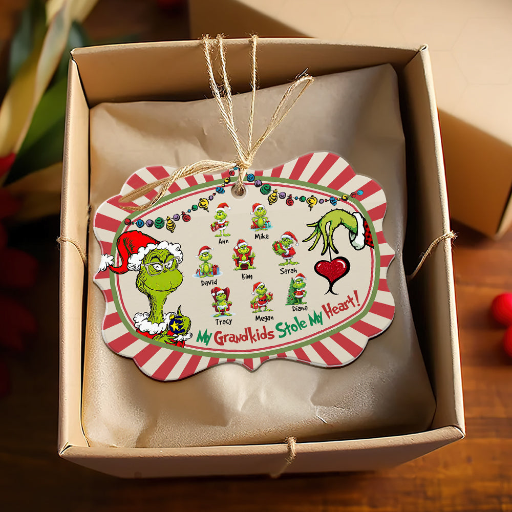 Personalized Gifts For Grandma Christmas Ornament 01ACDT071024 - Ornament - GoDuckee