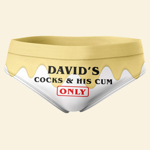 Personalized Gifts For Couple Women's Briefs His Cum Only - Boxers & Briefs - GoDuckee
