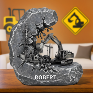 Excavator Operator Acrylic Plaque - Personalized Gifts For Construction Worker 03qhpu110625 - Shaped Plaques - GoDuckee