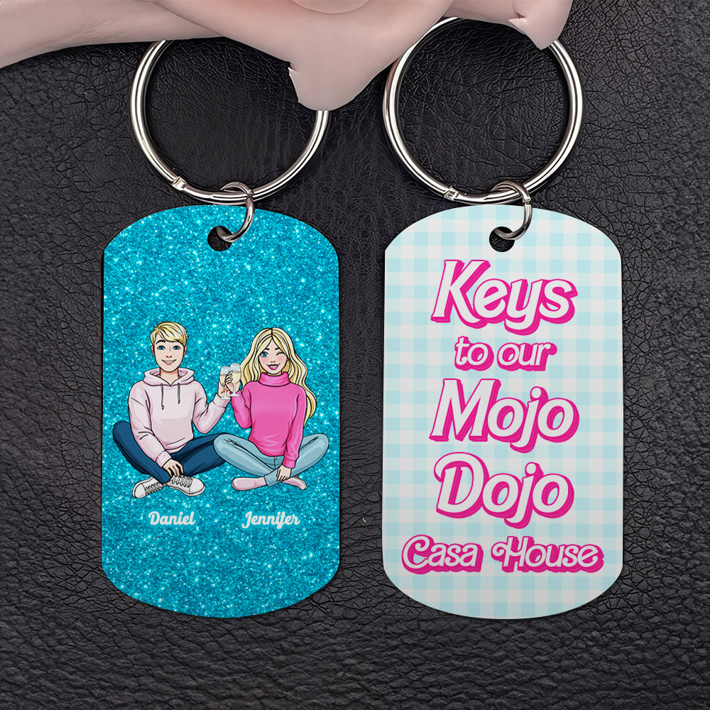 Couple Keys To Our House 03hthn061223hh Personalized Stainless Steel Keychain - Keychains - GoDuckee