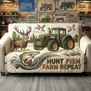 Man Hobbies Quilted Sofa Cover - Personalized Gifts For Him 01patn270126 - Sofa Cover - GoDuckee