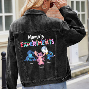 Personalized Gifts For Mom Denim Jacket Mama's Experiments 05QHPU040424 - Denim Jacket - GoDuckee