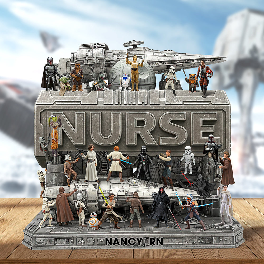 Best Nurse In The Galaxy Acrylic Plaque - Personalized Gifts For Nurse 04qhqn260525 - Shaped Plaques - GoDuckee